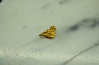 18k - 20k Natural Alaska Gold Nugget 1.  2 Grams