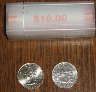 2005 P Oregon State Quarter Roll - Uncirculated - Bank Rolled