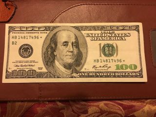 Series 2006 US $100 Dollar Bill Star Note YorkA1 - Scarce 3