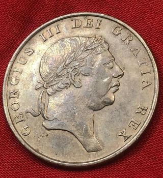 1814 1 Shilling 6 Pence King George Iii Bank Of England Silver Scarce