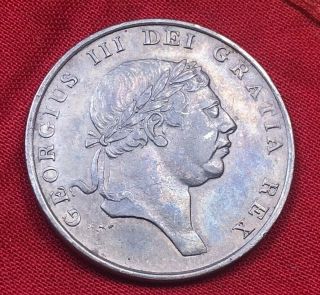 1814 1 Shilling 6 Pence King George III Bank Of England Silver Scarce 3