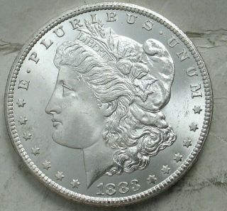 1883 - Cc Morgan Silver Dollar Gem Bu,