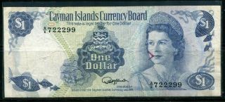 . Paper Money Cayman Islands 1974 1 Dollar Ag722299