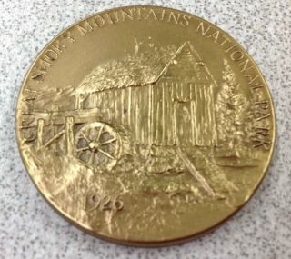 Great Smoky Mountains National Park - Centennial 1872 - 1972 Bronze Medal - Maco