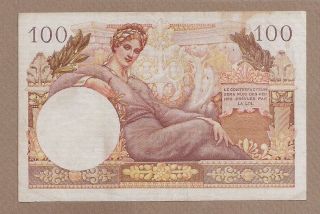 FRANCE: 100 Francs Banknote,  (VF),  P - M9,  1947, 2