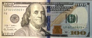 2009a $100 Star ✯ Note Semi Rare $100 Dollar Bill Lf02145923 Crisp Uncirculated