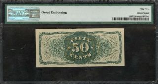 Fr.  1342,  50 Cents Third Issue Fractional Currency – PMG About Unc 55 2