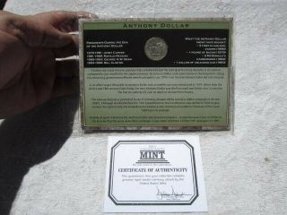 Historic U.  S.  Coins Susan B Anthony Dollar 1979 coin First Commemorative 2