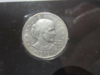 Historic U.  S.  Coins Susan B Anthony Dollar 1979 coin First Commemorative 4