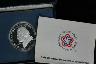 1976 Thomas Jefferson Proof Bicentennial Sterling Silver Medal