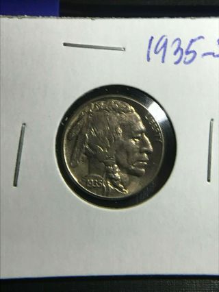 1935 S Buffalo Indian Nickel 5c Unc Ms