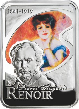 Andorra 2008 10 Diners Painters Of The World Auguste Renoir Silver Coin