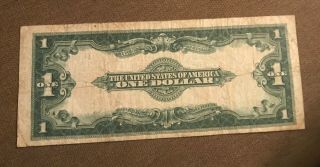 1923 $1 Red Seal,  Legal tender note,  fine 2