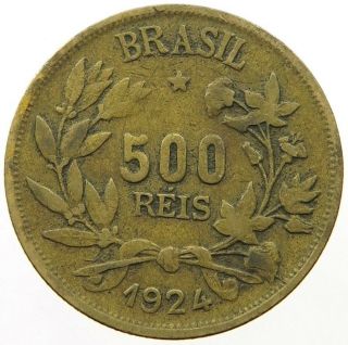 Brazil 500 Reis 1924 Qj 231