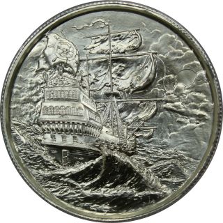 Elemetal Privateer The Storm 2 Oz High Relief Silver Round,  Uncirculated Bu