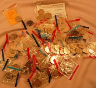 99 Uncirculated Jefferson Nickels In Packages 1964 - 2015