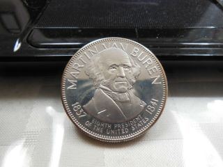 Martin Van Buren - Presidential Profiles Silver Medal 1 Oz Gem Proof