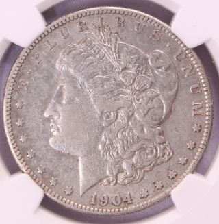 1904 S San Francisco Morgan Silver Dollar Xf 45 Ngc Better Date 033e