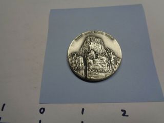 Zion National Park Devils Tower 100th Anniver 1972 Medallic 999 Silver Coin H
