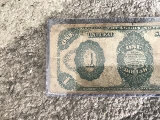 Early US Currency One Dollar Large Size Treasury Note 1891 $1 STANTON Fr.  352 5