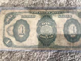 Early US Currency One Dollar Large Size Treasury Note 1891 $1 STANTON Fr.  352 6