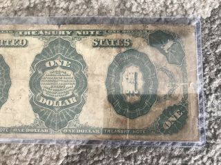 Early US Currency One Dollar Large Size Treasury Note 1891 $1 STANTON Fr.  352 7
