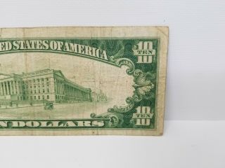 1929 National Bank of Albuquerque National Currency Brown Seal $10 Ten Dollars 5