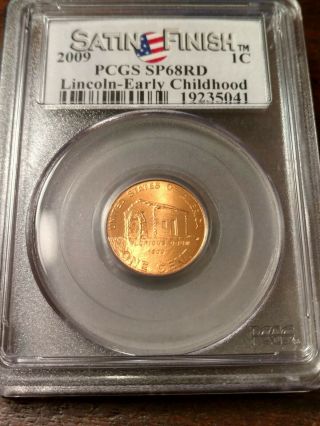 2009 Lincoln Cent Early Childhood Pcgs Sp68rd 2932