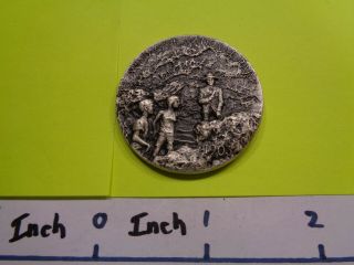 Wind Cave National Park Buffalo 100th Anniv 1972 Medallic 999 Silver Coin Rare P