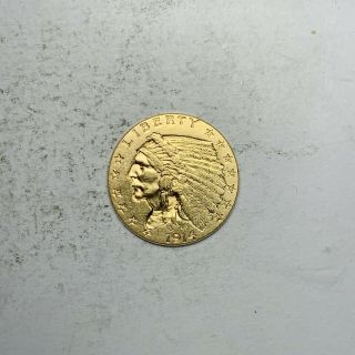 1914 Quarter Eagle $2.  5 Gold Indian
