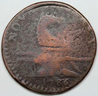 1786 Jersey Copper,  Vg - F Detail