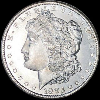1883 - Cc Morgan Silver Dollar Looks Uncirculated High End Ms Bu Carson City Coin