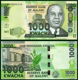 Malawi 1000 Kwacha 2013 Uncirculated P