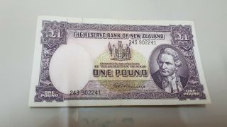 Zealand 1 Pound Nd Vf
