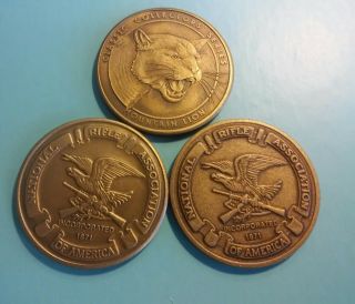 NRA Classic Coin Collector ' s Series National Rifle Association 3 Coins set (142) 2