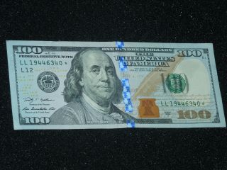 2009 A One Hundred Dollar Bill $100 Rare Star Note Ll 19446340