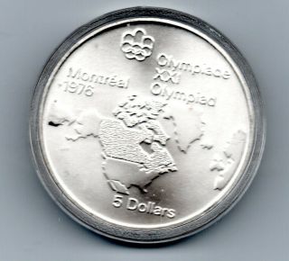 Canada 1976 Montreal Olympic Silver Coin
