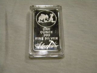 4 Different Silver 1 oz.  999 Fine Silver Bar - 3