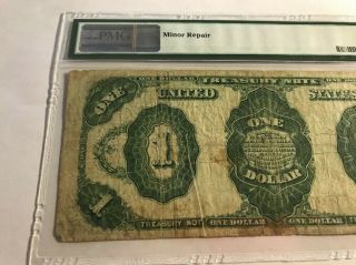 1891 $1 Treasury Note FR 351 PMG 15 Choice Fine MINOR REPAIR 5