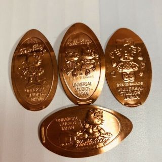 Hello Kitty & Daniel Universal Studios Japan Elongated Penny Presse Coin Usj