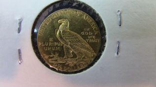 1928 Indian Head Quarter Eagle $2.  50 Gold Coin BU 3