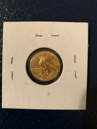1914 - D $2 1/2 Indian Head Gold Coin Quarter Eagle 2