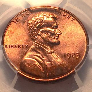 1983 Doubled Die Reverse Lincoln Cent PCGS MS 65 Red P.  Q.  Looks Better 2