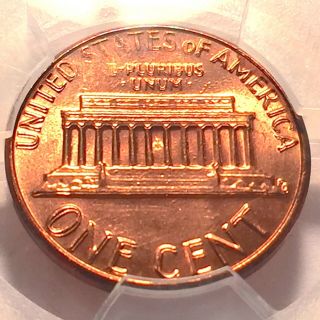 1983 Doubled Die Reverse Lincoln Cent PCGS MS 65 Red P.  Q.  Looks Better 3