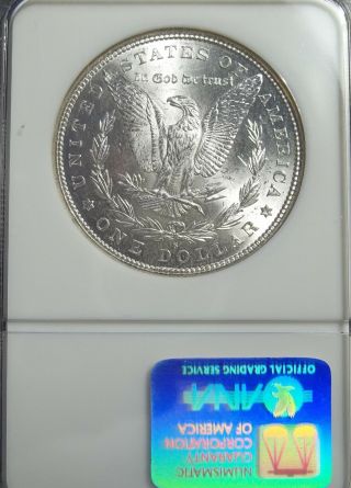 1887 S/S NGC MS - 63 Morgan Silver Dollar Vam - 2 (RPM - Top 100) 2