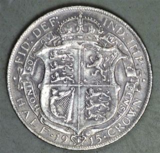 Great Britain 1915 Half Crown Silver Coin