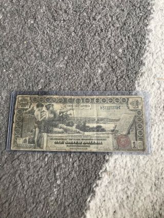 Us 1896 $1 Education Silver Certificate