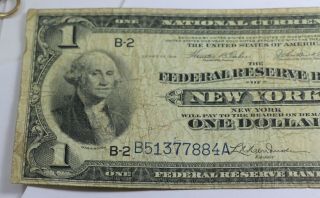 1918 Silver Certificate $1 One Dollar FR 712 Tehee - Burke Hendrick Horse Blanket 2