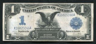 Fr.  236 1899 $1 One Dollar “black Eagle” Silver Certificate Very Fine,  (b)