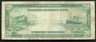 FR.  1008 1914 $20 TWENTY DOLLARS FRN FEDERAL RESERVE NOTE SAN FRANCISCO,  CA 2